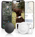 Vebiso GPS dog tracker collar front view authentic pet accessory