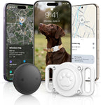Vebiso GPS dog tracker collar front view authentic pet accessory