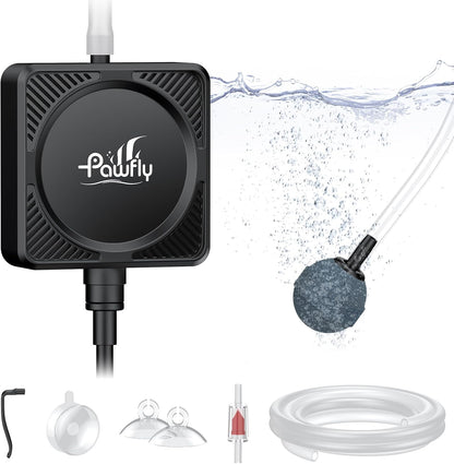 Pawfly Nano Silent Aquarium Air Pump front view