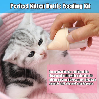 LogFaadCoi newborn puppy milk feeder showing three replaceable silicone nipples