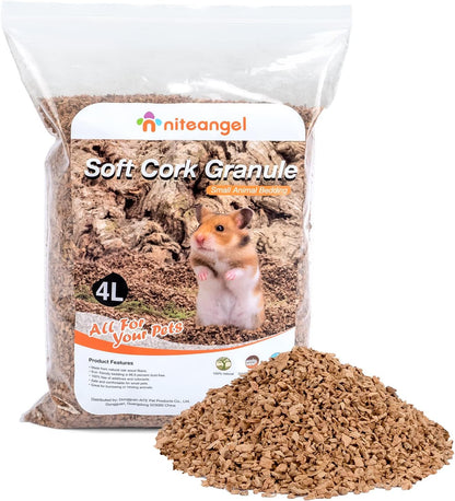 Niteangel Natural Coco/Cork Hamster Bedding Pet Litter for Dwarf Syrian Hamsters, Gerbils, mices, Degus or Other Small Animal - Image 9