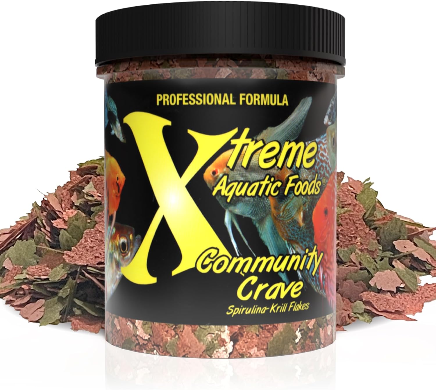 Xtreme Community Crave Flake - Krill & Spirulina Blend for Vibrant Colors, Immune Support and Digestive Health, Tropical & Freshwater Fish Nutrition - Premium Community Aquarium Food (3.5oz) - Image 11