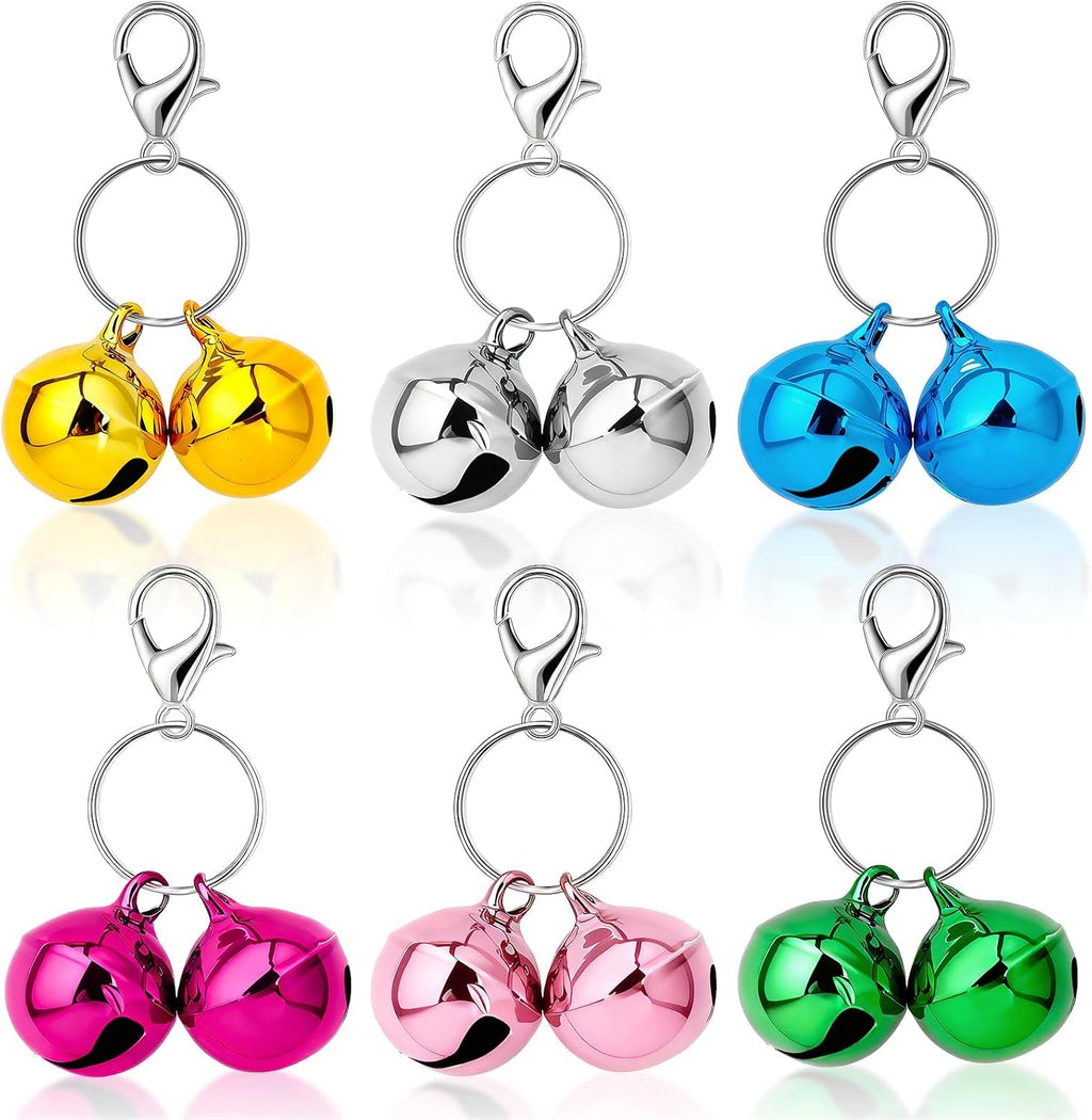 Petknows pet bells for dog and cat collar set front view