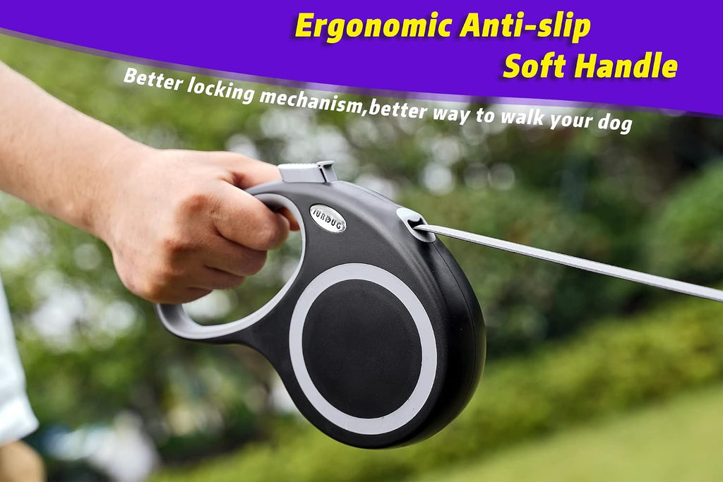 Anti-slip grip design of Jubdug pet leash