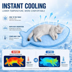 SZEE cooling mat for cats on a sofa