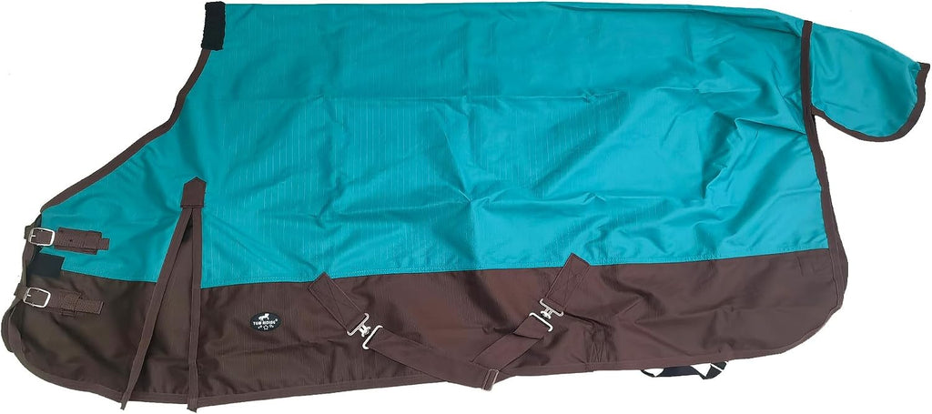 Durable 1200 Denier ripstop fabric texture of premium equestrian sheet