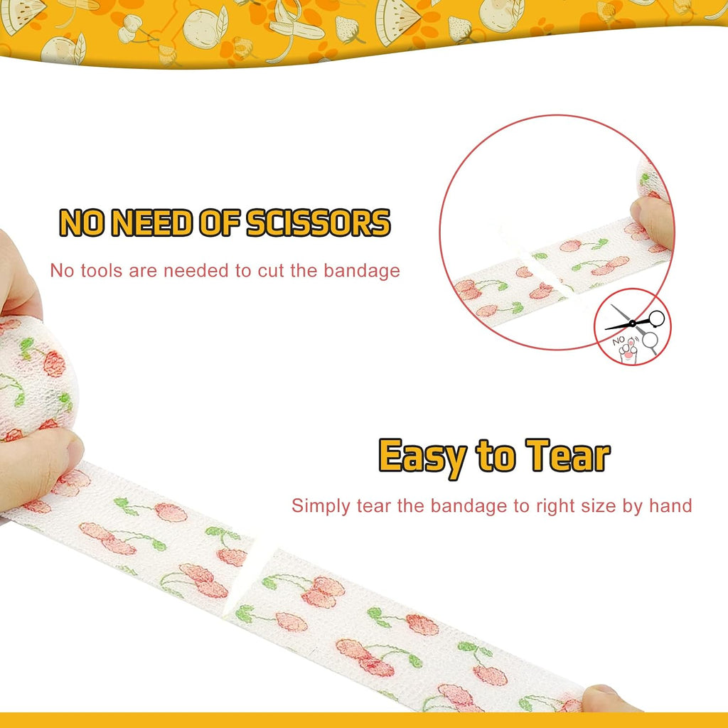 Safesense self-adhesive bandage applied to dog leg