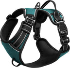 No Pull Dog Harness, No Chock Reflective Adjustable Soft Padded Pet Vest with Easy Control Handle, Easy Wearing with Stylish, Reinforced Knot, 2 Buckles - Image 12