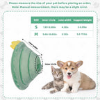 FRIUSATE breathable eyelet fabric Elizabethan collar lightweight neck cone for pet surgery healing.