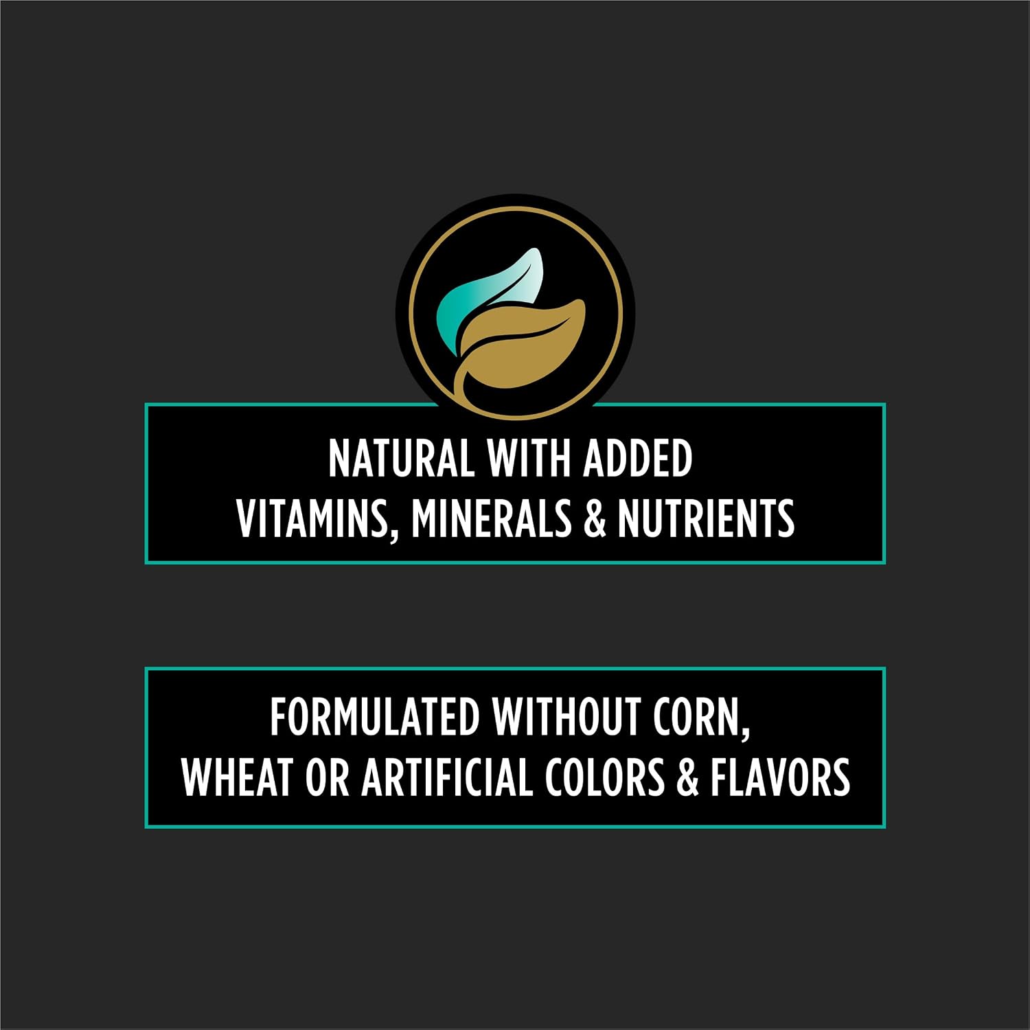 Purina Pro Plan Gastroenteric Naturals Feline Formula ingredient list showing premium meat by products and vitamins