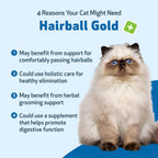 Pet Wellbeing Hairball Gold for Cats - Vet-Formulated - Eases Passage of Hairballs Through Digestive Tract - No Mineral Oil, All-Natural Lubrication - 2 oz (59 ml) - Image 9