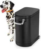 simplehuman 35 Liter, 40 lb / 18.1 kg X-Large Pet Food Storage Container for Dog Food, Cat Food, and Bird Feed, Brushed Stainless Steel - Image 10