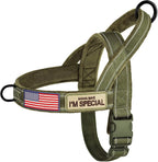 Forestpaw No Pull Dog Harness with Large Handle,Slip on Reflective Vest with Quick Release Buckle,Comfortable Flannel Lining for Medium Large Dogs Walking Training (Includes 3 Patches),Brown L - Image 12