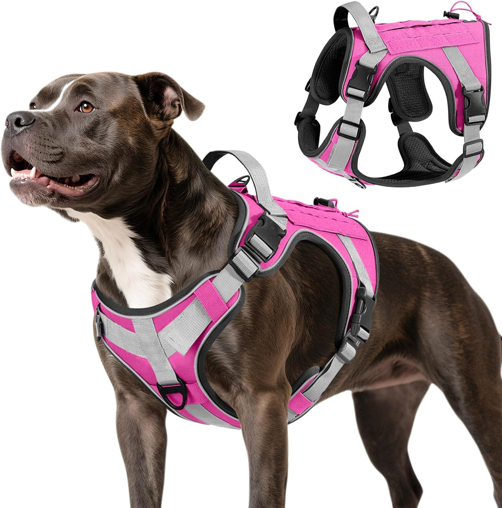 VavoPaw Dog Seat Belt, Safety Vest Dog Car Harness with Adjustable Buckle Dog Seat Belt for Vehicle Nylon Pet Safety Seat Belts Heavy Duty(L, Black) - Image 11