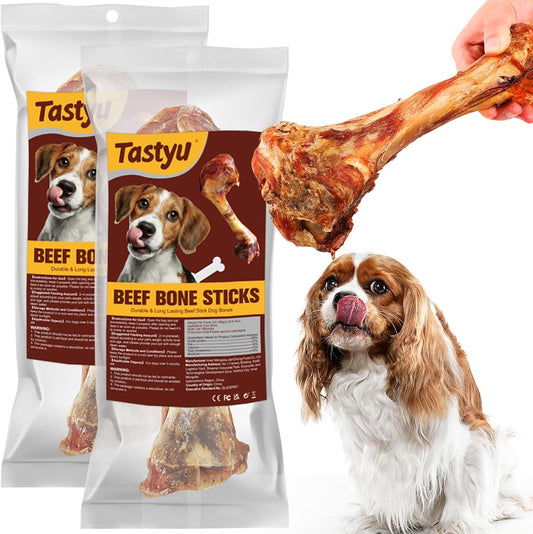 The Pets Company natural beef bully sticks front view