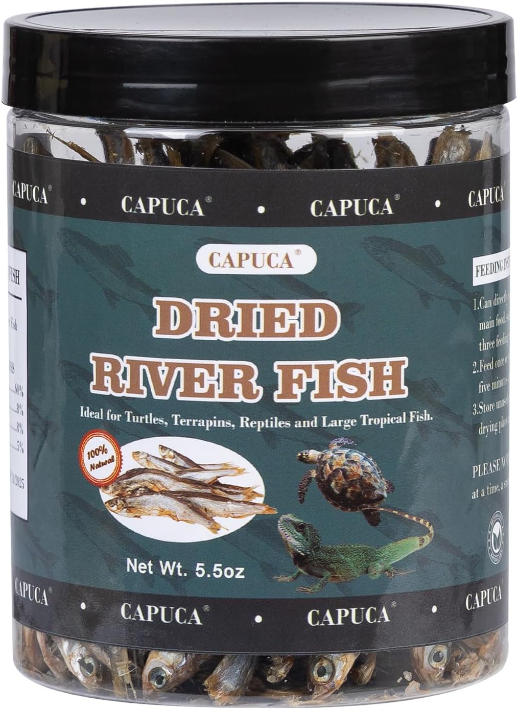 Freeze-Dried Krill Jumbo Shrimp - High Protein Natural Reptile Food for Turtles, Bearded Dragons, Tropical Fish & Amphibians(4oz) - Image 10