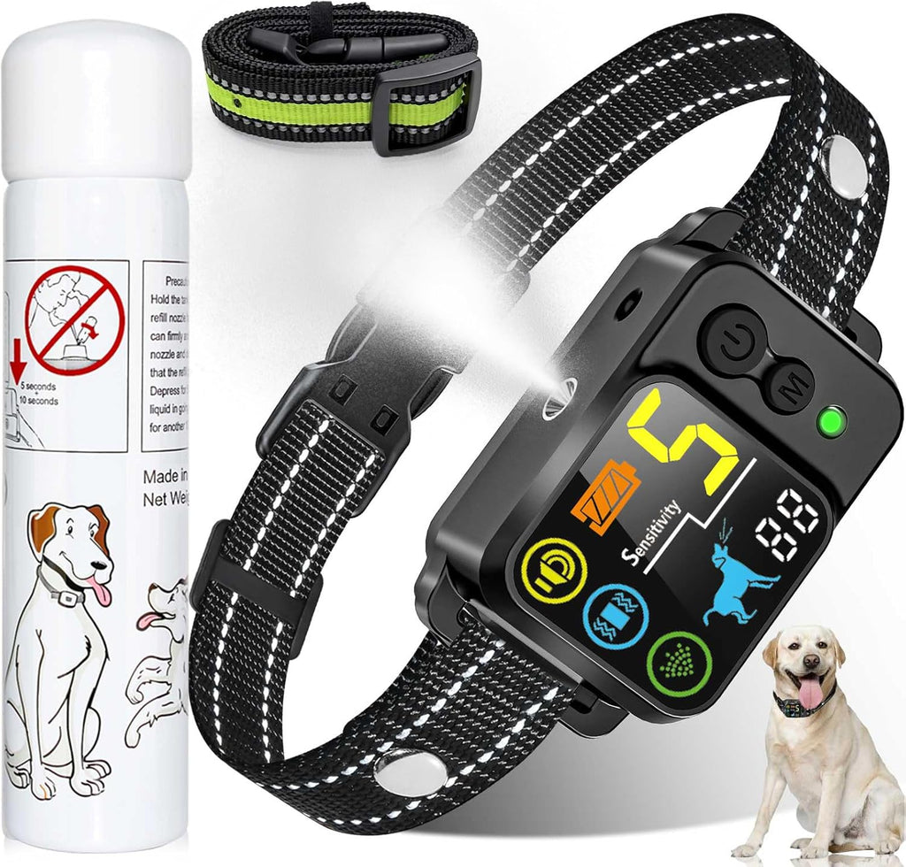 Citronella Bark Dog Collar [1*Refill] Spray Dog Collar, with 5 Adjustable Sensitivity, Beep+Vibration+Spray 5 Working Modes Citronella Bark Collar, IP66 Waterproof Dog Spray Collar for L/M/S - Image 10