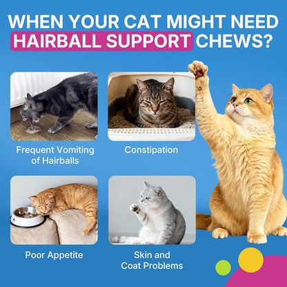Weallin cat digestive supplement treats supporting healthy skin and coat