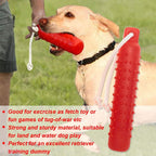 Holoras dog float dummy being thrown by the knotted rope
