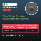 Nutramax Dasuquin senior dog chewable vitamins for immune defense and skin health