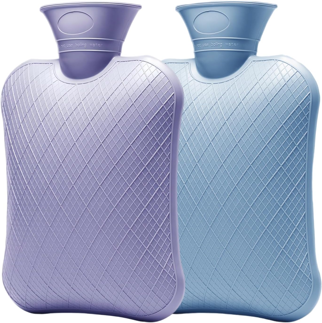 Foricom extra large hot water bottles front view of grey and green packs