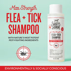 Authentic USA imported Skout's Honor flea wash for dogs