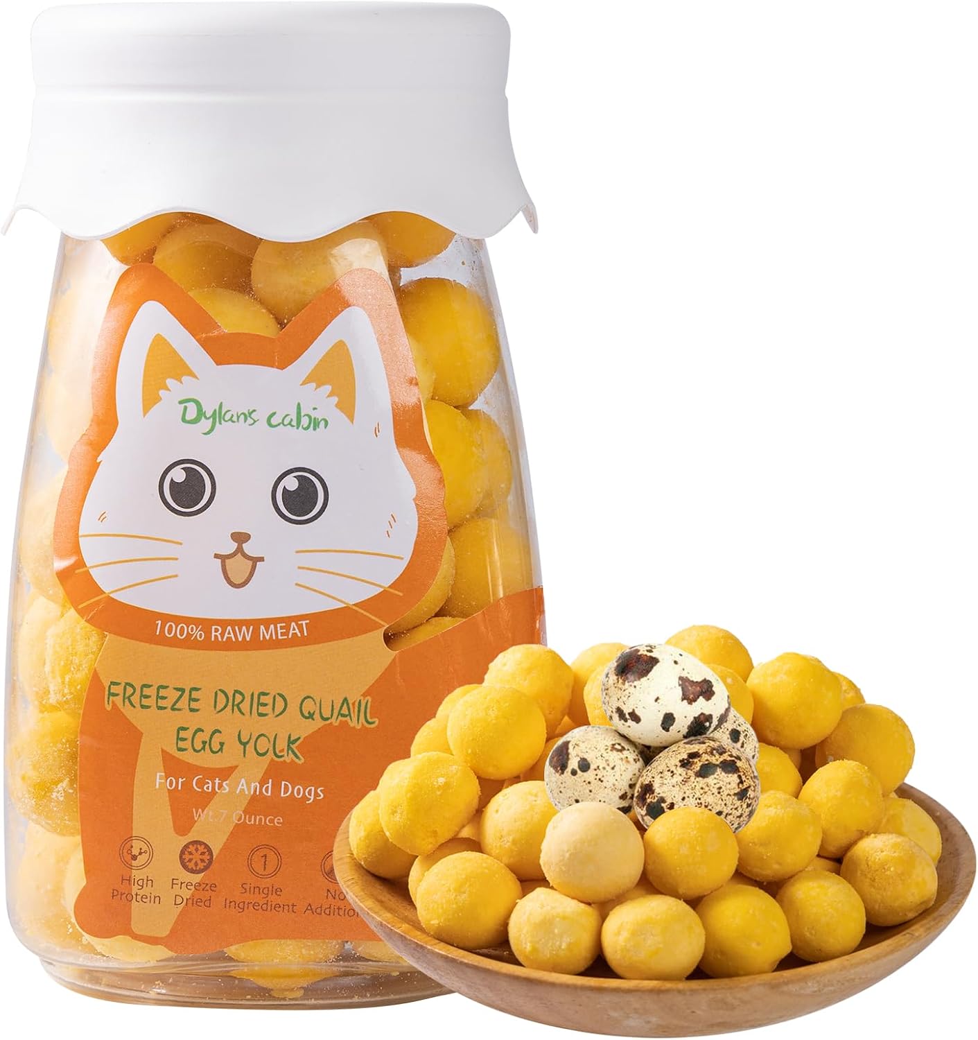 Dylan's cabin Cat Grass Teething Cube Treats - Natural Freeze Dried Edible Cat Chew Toy for Teeth Cleaning and Hairball Removal(80g) - Image 12
