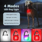 Two pack of POEEY waterproof safety lights with USB charging cables included.