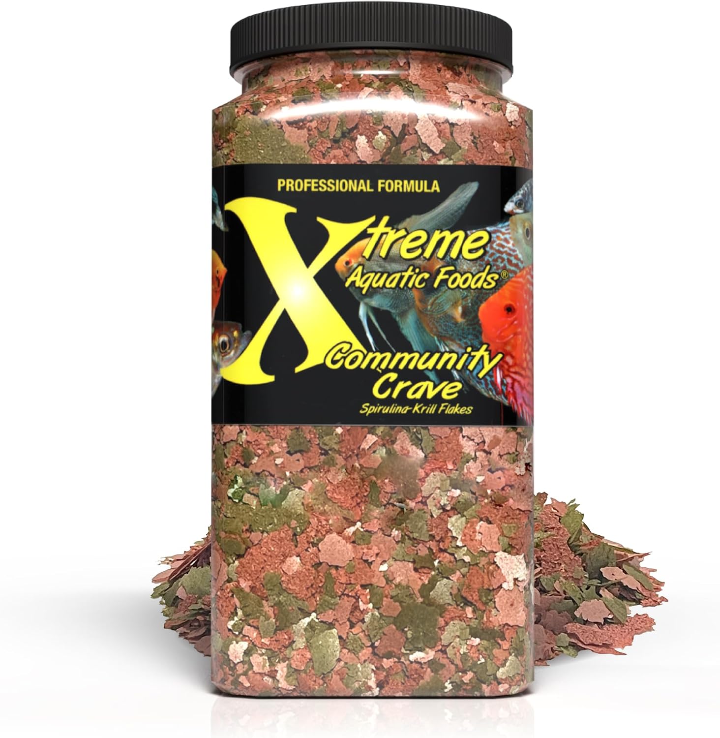 Xtreme Community Crave Flake - Krill & Spirulina Blend for Vibrant Colors, Immune Support and Digestive Health, Tropical & Freshwater Fish Nutrition - Premium Community Aquarium Food (3.5oz) - Image 10
