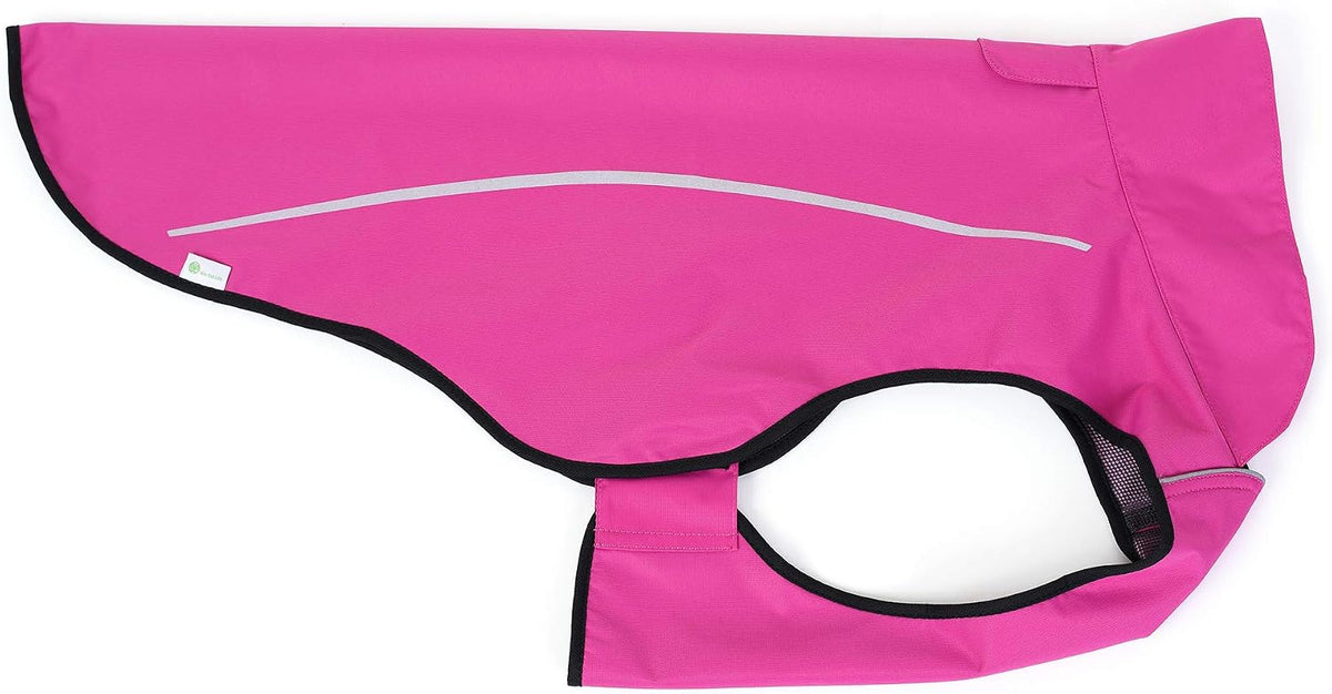 Imported USA pet rain gear highly visible reflective stripe