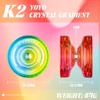Authentic MAGICYOYO K2 pack of three premium polycarbonate yoyos