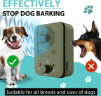 Generic dog bark deterrent device showing control knob