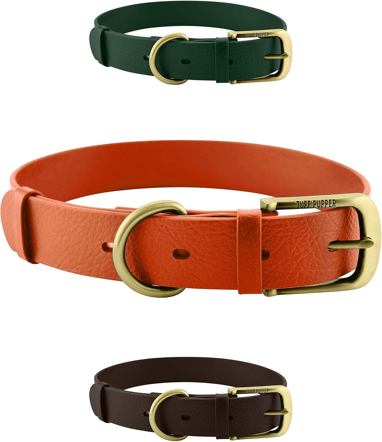 Tuff Pupper Classic Heavy Duty Dog Collar | 10x Stronger Than Leather | 100% Waterproof & Odor Proof Dog Collar | Tough Rust-Proof All Metal Hardware - Image 14