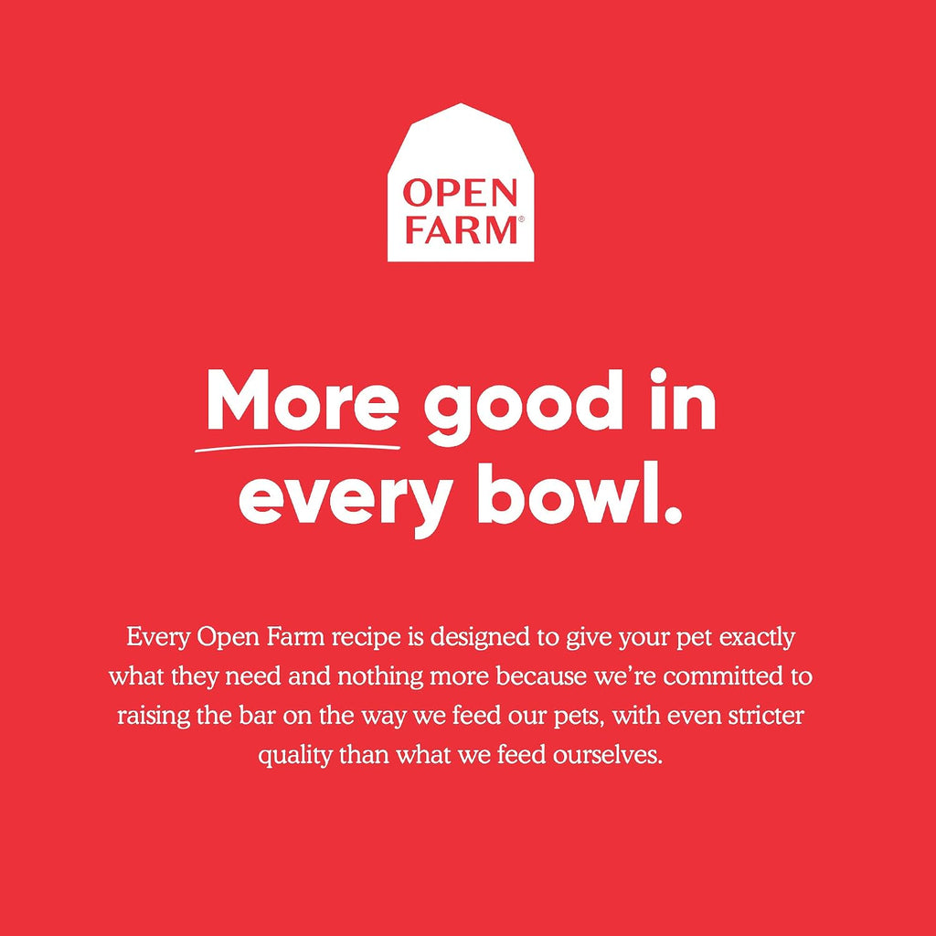 Open Farm bone broth nutritional meal topper packaging