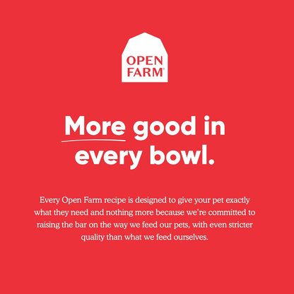 Open Farm bone broth nutritional meal topper packaging