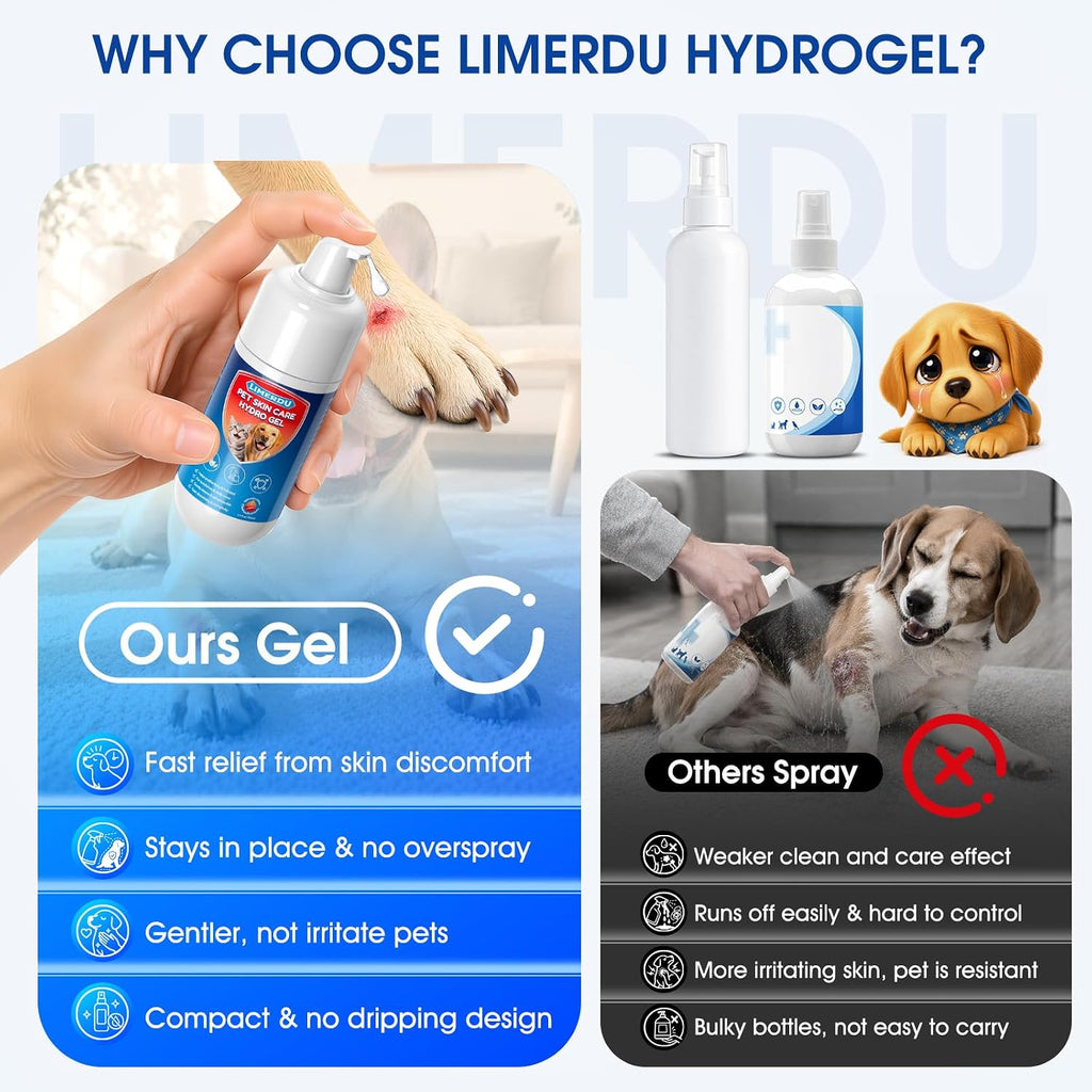 Limerdu soothing pet itch relief spray packaging details