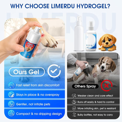 Limerdu soothing pet itch relief spray packaging details