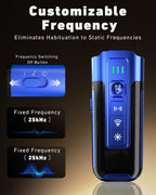 Rechargeable ultrasonic barking control device interface