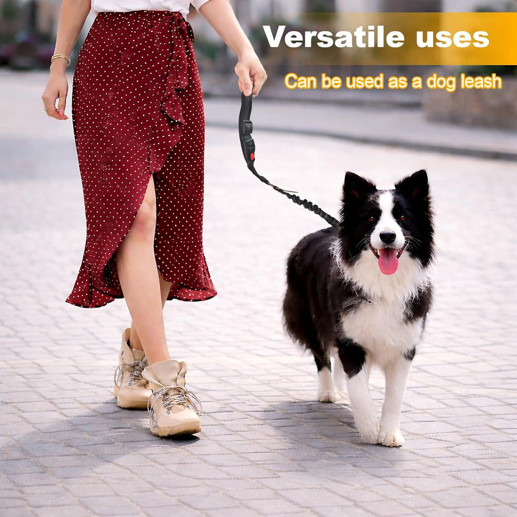 Frskcssd dog seat belt showing 360 degree rotating hook