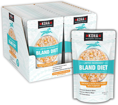 KOHA Limited Ingredient Bland Diet for Dogs, Chicken and White Rice Sensitive Stomach Wet Dog Food, Sold in Over 5,000 Vet Clinics & Pet Stores, Gentle Easy to Digest Bland Diet Dog Food, Pack of 6 - Image 9