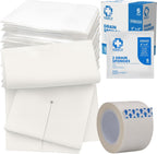 Vakly split drain sponge gauze 4x4 sterile pads packaging box front view