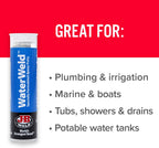 J-B Weld 8277 WaterWeld Epoxy Putty Stick - 2 oz. - Image 3
