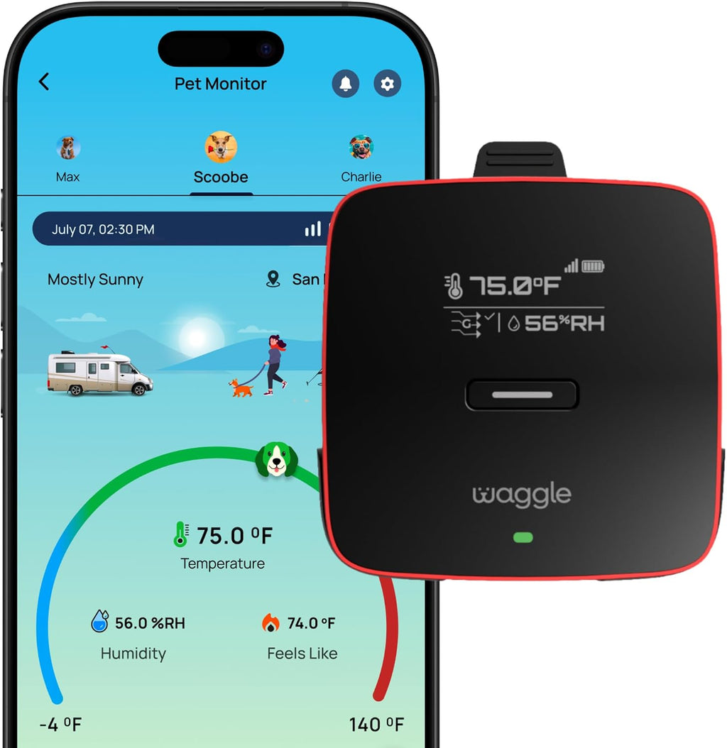 Waggle 4G Pet Temperature Monitor (Lite) - No WiFi Needed - Real Time App, SMS & Email Alerts - RV, Car & Home Safety Device - Power Outage Alerts - Subscription Required - Image 10