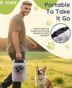 Close up of Aosnare pet food bag roll-top closure mechanism