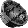 Indagoo universal hair dryer diffuser attachment front view showing adjustable mechanism for curly hair styling.