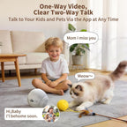 Honey Tour mobile pet camera robot laser toy feature
