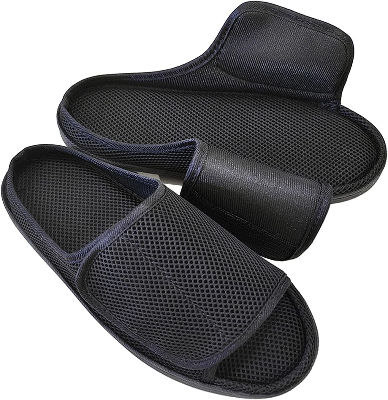 Siomlana Diabetic Shoes front view showing adjustable straps.