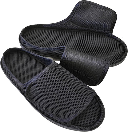 Siomlana Diabetic Shoes front view showing adjustable straps.