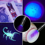 Cosmoing waterproof pocket torch showcasing its compact 5.4 inch penlight dimensions