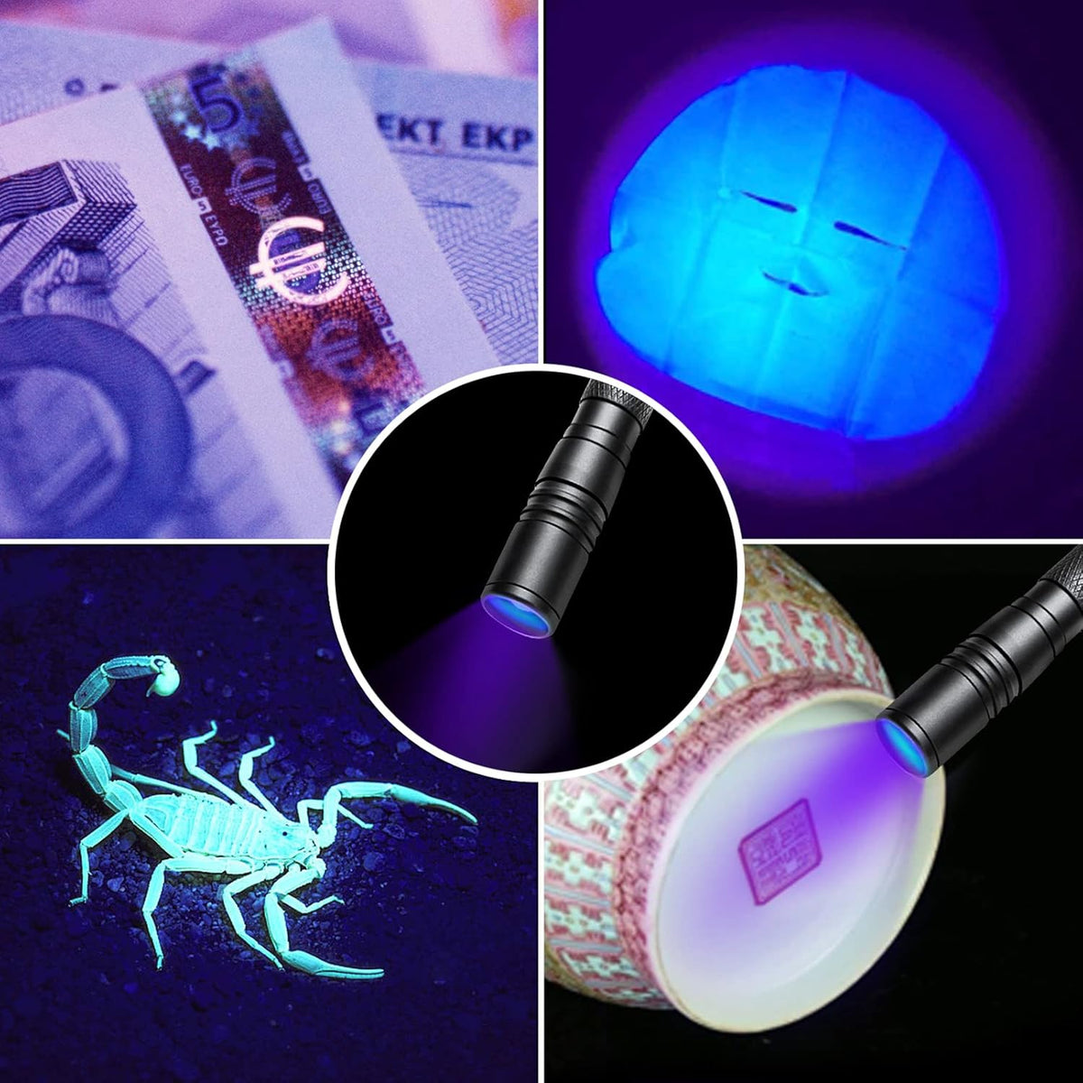 Cosmoing waterproof pocket torch showcasing its compact 5.4 inch penlight dimensions